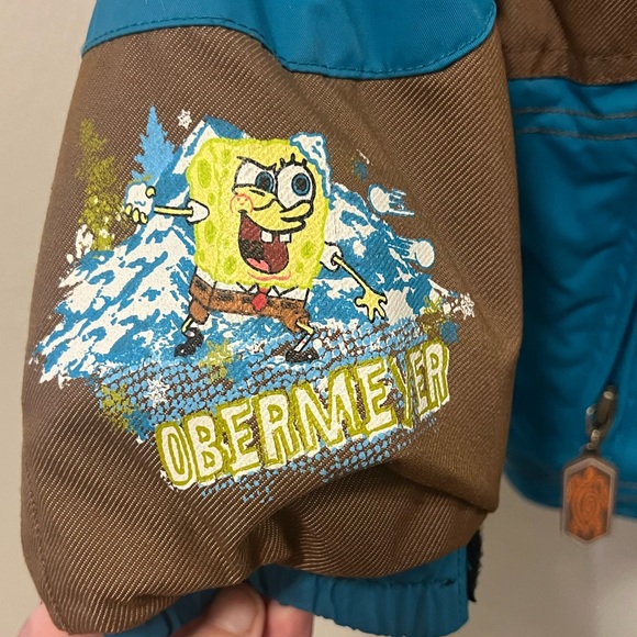 🔥HOST PICK 🔥 Obermeyer SpongeBob children’s ski coat 2T I-Grow sleeves, clips - Picture 5 of 12